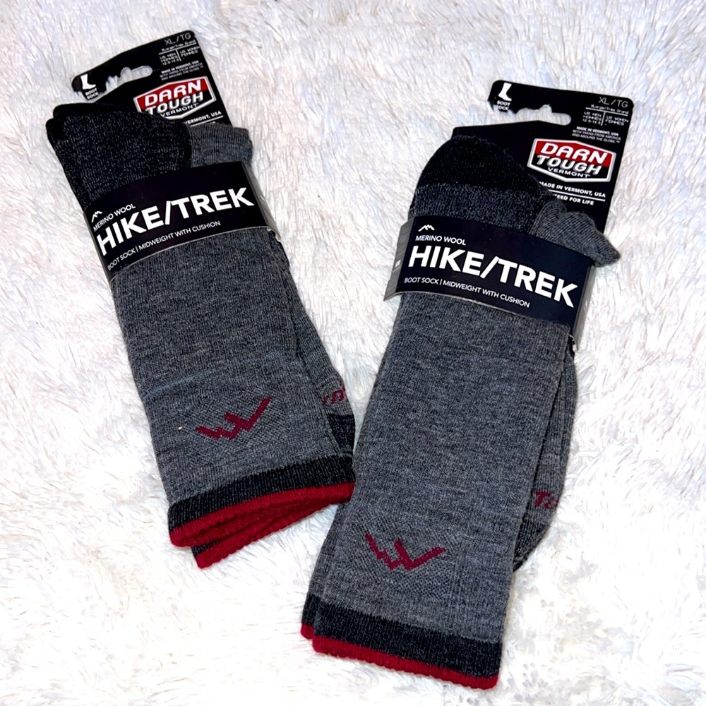 DARN TOUGH HIKE/TREK MERINO WOOL SOCKS